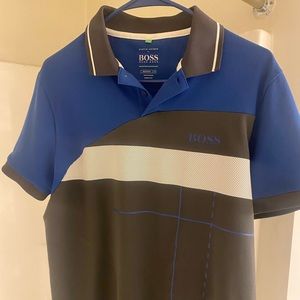 Mens Martin Kaymer Hugo Boss Polo Shirt. Size Medium